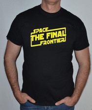 Espace The Final Frontière, Star Wars, Star Trek Croisé, Amusant, T Shirt
