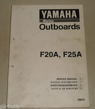 Manuel D'Atelier Yamaha Hors Bord Moteur Marine Outboards 6C/8C 04/1993