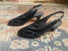 Sandales à talons taille 37 (4) bleues foncées Jean Barnasson