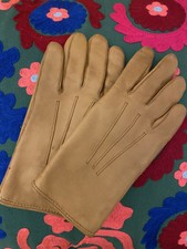 GANTS EN CUIR FILLE 6-7 ANS VINTAGE
