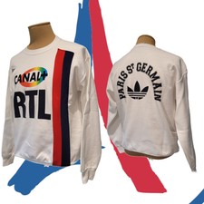 Sweatshirt PSG away1986 Adidas Canal Plus RTL 