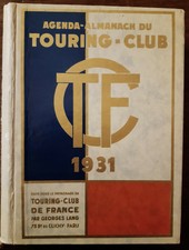 Tourisme, Automobile - Agenda-Almanach du Touring-Club - Année 1931.