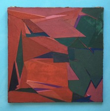 Sumiko Morishima  森島澄子 (XXe) Acrylique Sur Toile 1963 Style Poliakoff Abstrait