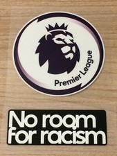 Patch Badge set officiel Premier League no room for racism 2019-2023 vendeur pro