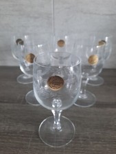 Coffret 6 Verres A Vin Rouge Cristal D'arques Modèle Matignon Neuf 