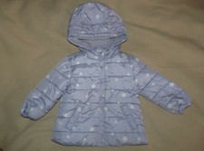 Parka doudoune à capuche mauve lilas bébé fille C&A 9-12 mois 80 cm - BE