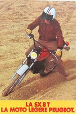 PEUGEOT MOTO LEGERE SX8T 80 CM3 CATALOGUE 
