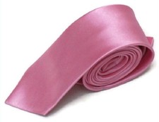 CRAVATE DE CEREMONIE Rose Slim 