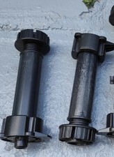 7 pieds pour meuble de cuisine noirs  réglable de  125 mm/180 mm 