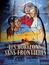 AFFICHE 120X160 - LES HORIZONS SANS FRONTIERES - R.  MITCHUM - D.  KERR - 1960