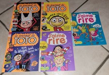 Lot De 5 Livres-Le Journal De Toto/J'aime Rire-Milan/Bayard-Bon État 