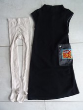 lot hiver fille 8 ans: robe polaire KENZO + collants Jacadi