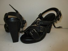 sandales cuir Talons; BALENCIAGA ; Taille 36 1/2 ; Haut talons 9,5 cm, etat neuf