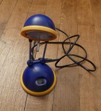 ? Lampe de Bureau Vintage Bleu et Jaune Ajustable en Hauteur 20W- Mathias