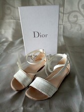 DIOR CHAUSSURES CUIR  ENFANTS AUTHENTIQUE TAILLE 27 BON ETAT 