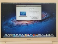 macbook, intel core duo, blanc, 13", 2Go RAM, DD 250 Go, Excellent état