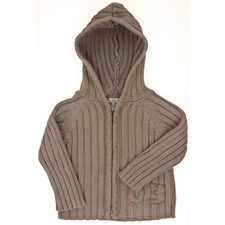 3 pommes gilet à capuche coton épais  garçon 6 mois vêtement bébé