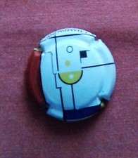 Capsule de champagne générique coupe de champagne style design