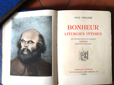 Paul Verlaine * Bonheur / Liturgies Intimes * Rombaldi 1936 * Ill. Chahine