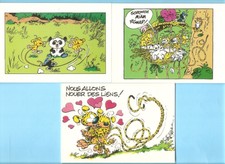 DISNEY/BATEM  lot de 3  cartes postales BD    MARSUPILAMI  