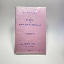 Heure de Formation musicale Elementaire livre de l'eleve  Jean-Pierre Couleau