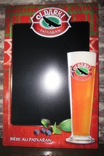 PLAQUE METAL SIGN PUB BIERE BASQUE OLDARKI TABLEAU NOIR RELIEF 60X40cm