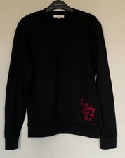 Sweat - MAJE - noir et rose Here & away - taille 1 (S) - TBE