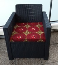 Housse de coussin spécial salon de jardin disques 