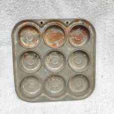 1940s Vintage Cuisson Accessoires Chignon Étain Plateau Gâteau Moule Handiware