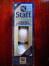 3 balles de golf  WILSON PROSTAFF PLATINUM PURE DISTANCE -   NEUVES