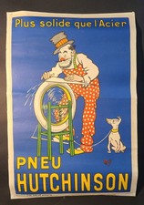 Affiche pneu Hutchinson par Mich