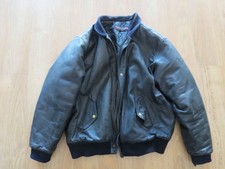 Blouson cuir Chevignon. Vintage. Taille XXL. Noir.
