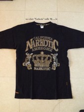 ********SUPERBE Tee shirt "NARKOTIC" taille M ******