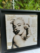 Tableau cadre Rétro Star- Portrait de Maryline Monroe POP- Photo