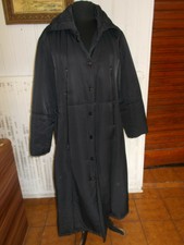 Veste long manteau parka noir chaude UN POINT C'EST TOUT PAUSE CAFE 44fr 42d PW2