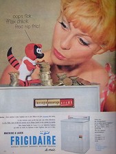 PUBLICITÉ 1960 FRIGIDAIRE MACHINE A LAVER PULSAMATIC PLUS FIDÈLE ET ÉCONOMIQUE 