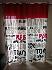 Lot de 4 Rideaux (2 paires) rideau 135CM X 250CM À OEILLETS