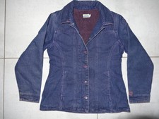 veste en jeans Sergent Major,doublée polaire,boutons fille 10 ans