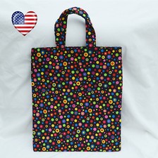 HANDMADE "Bubble Dots" Flat Handbag/Tote, Child's/Adult's/Unisex, Hand-Crafted!