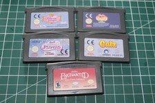 5 Jeux Disney  sur Game Boy Advance  ORIGINAL Barbie - Enchanted - Catz