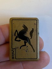 5° DB Division Blindée Cavalerie FRANCE D'ABORD au dos insigne Original  émail