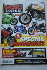 MOTO JOURNAL N°1529 2002 KAWASAKI ZX 6R ZR 1000 SCRAMBLER SUZUKI GSV R DL 650
