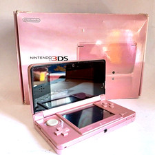 NINTENDO 3DS Console - Rose corail CTR-001 + BOITE + CHARGEUR