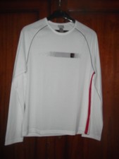 TEE-SHIRT ML HOMME/ADO BLANC  DECATHLON TAILLE S (VOIR MESURES) NEUF!!!