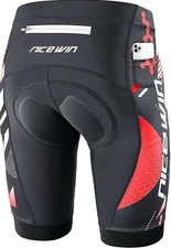 Cuissard de Cyclisme pour Homme Vélo Shorts de 4D Gel Rembourré Séchage Rapid Pa