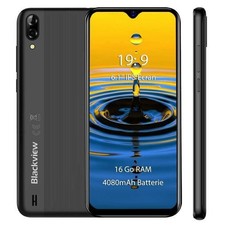 6.1 Pouces Blackview A60 Téléphone Portable 4080mAh Batterie 13MP+5MP Double SIM