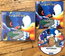SONIC CD COMPLET BOÎTE NOTICE SEGA MEGA CD PAL EURO CIB OVP JEU GAME SPIEL GIOCO