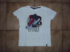 T-shirt MC blanc pour garçon en 8 ans en TBE