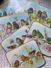 Clover Leaf set de table vintage décor oiseau