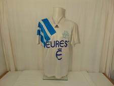 MAILLOT FOOTBALL PORTE?? OM MARSEILLE N°9 MATCH WORN?? ANCIEN VINTAGE